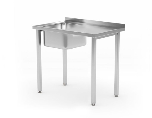 Spoeltafel, geschroefd 800x600x850 links