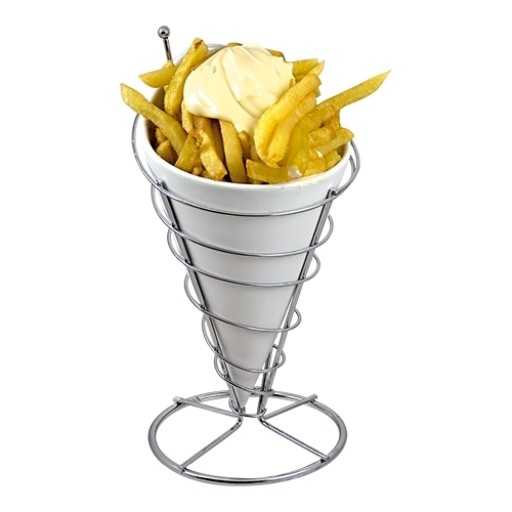 serveer frites-zak