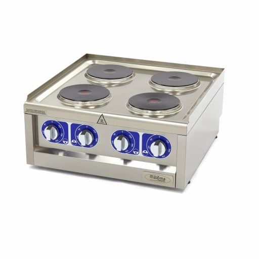 Kookplaat Horeca - 4 Pitten - Dubbel - 60 cm Diep - 400V