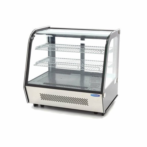 Gebaksvitrine - 120 L - 70 cm - Schuifdeuren Achter