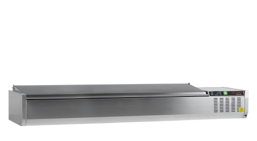 Opzetkoeling met RVS deksel |200cm| GVC33-200 S/S
