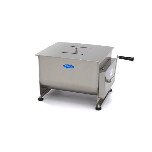 Vleesmenger - 40 L - 35 Kg Vlees - Dubbele As - Handmatig