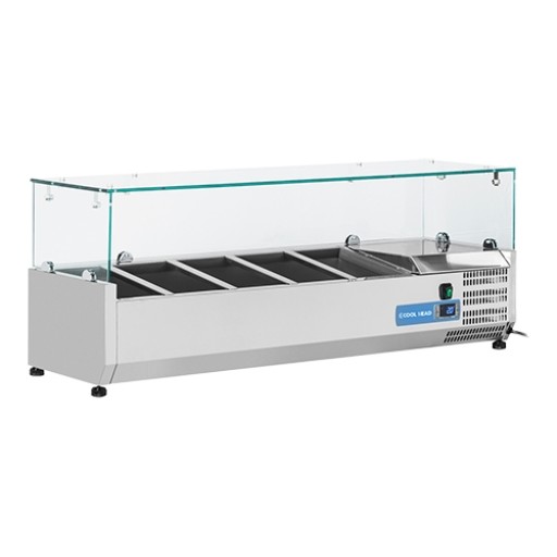 koelvitrine opzet 	5x 1/4 GN |120cm|