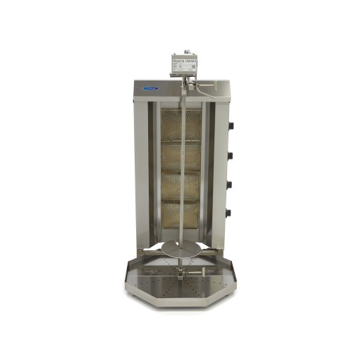 Shoarma Grill - 4 Branders - 50 Kg Vlees - Gas