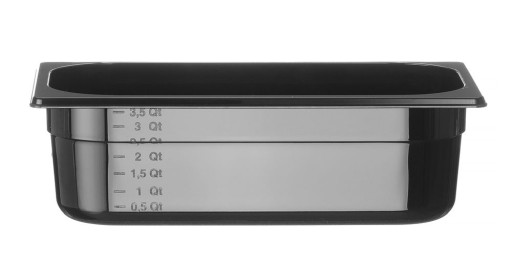 Container GN 1/3 zwart polycarbonaat