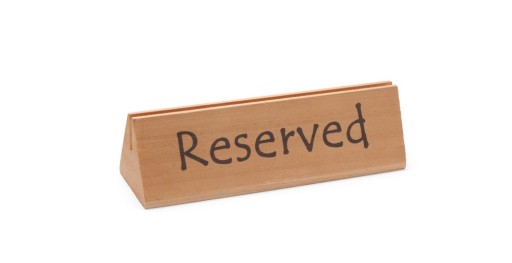 Tafelstandaard reserved