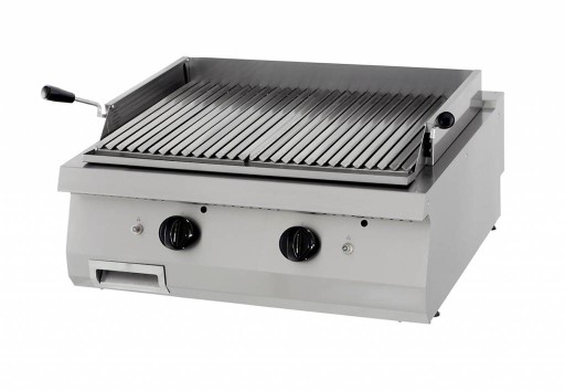 Heavy Duty Lavasteengrill - Dubbel - 70 cm Diep - Gas