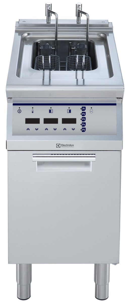 FRITEUSE 1x15 L, PROGRAMMEERBAAR, LIFT, 400 MM, ELEKTRISCH