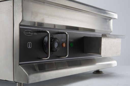 ELEKTRISCHE BAKPLAAT GLAD CHROOM