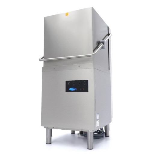 Doorschuifvaatwasser - 50 x 50 cm - met Afvoer-, Glansspoel- en Zeeppomp – 400V