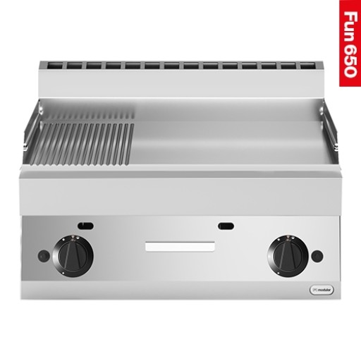 bakplaat |glad-geribbeld|