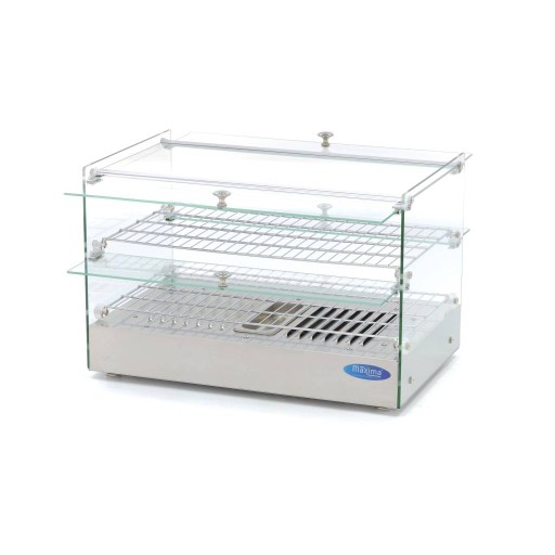 Warmhoudvitrine - 50 L - 55 cm - 2 Niveaus