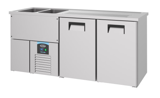 BIERKOELER 2 DEUREN 2 SPOELBAKKEN LINKS