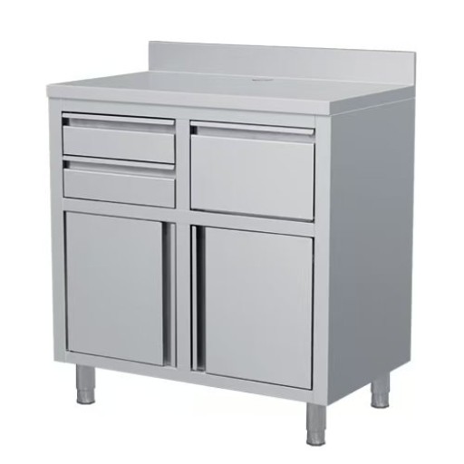 RVS KOFFIE WERKTAFEL 1250X600