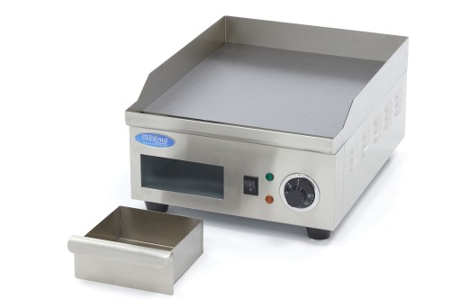 Grillplaat - Glad - 36 cm - incl. Opvangbak