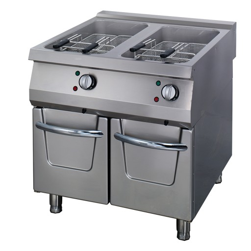 Premium Friteuse - 2 x 22 L - Dubbel - 90 cm Diep - met Tapkraan - Elektrisch