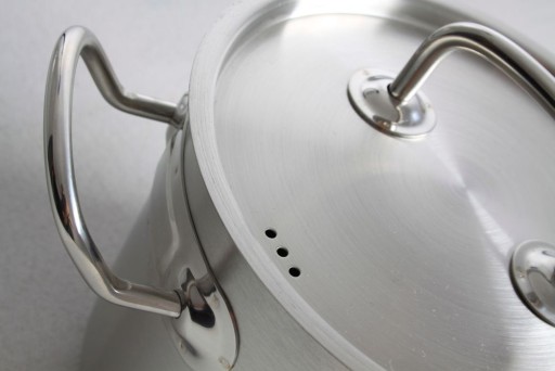 Kookpan hoog - met deksel