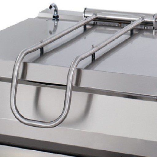 Heavy Duty Braadslede - 50 L - Dubbel - 70 cm Diep - Gas