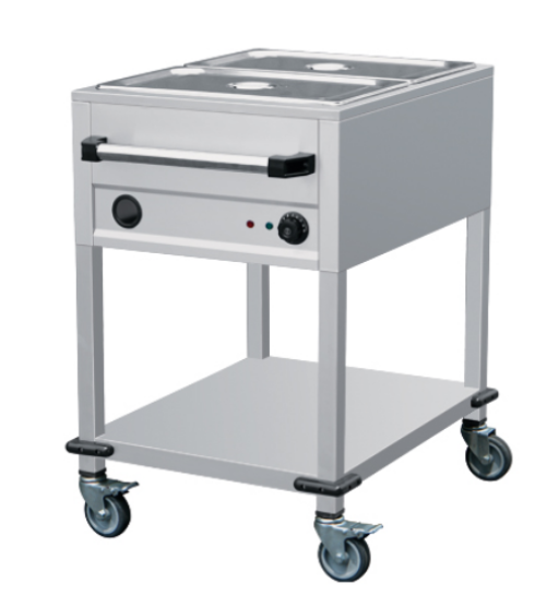 BAIN-MARIE TROLLEY 2/1