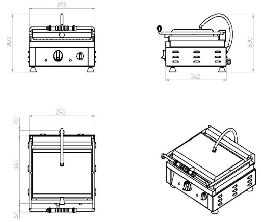 CONTACT GRILL GLAD/GERIBD