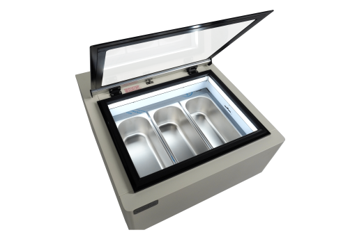 SCHEPIJSVITRINE WIT KLANTZIJDE