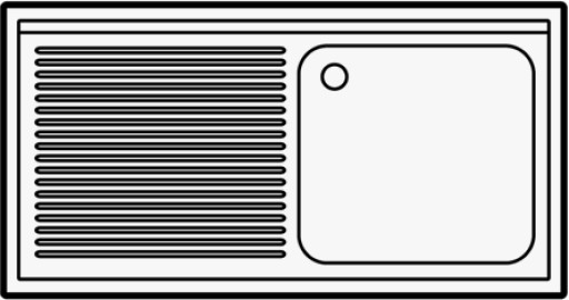 600 SPOELTAFEL BODEM 1R 1200