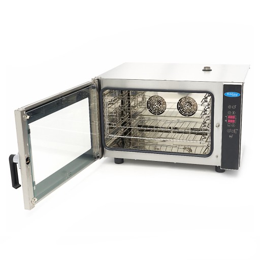 Combisteamer - 4 Bakken (1/1 GN / 60 x 40 cm) - Digitaal Display - 400V