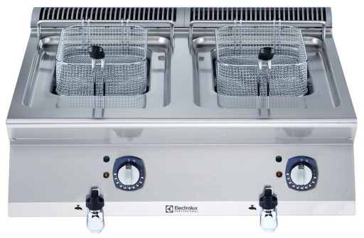 FRITEUSE 2x7 L, 800 MM, TOPMODEL, ELEKTRISCH