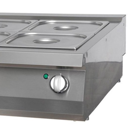 Heavy Duty Bain Marie - Dubbel - 70 cm Diep - Elektrisch