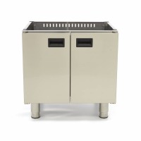Horeca Onderstel - Dubbel - 60 cm Diep - met Deuren