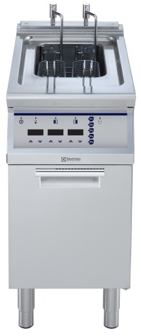 FRITEUSE 1x15 L, PROGRAMMEERBAAR, LIFT, 400 MM, ELEKTRISCH
