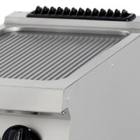 Premium Grillplaat - Gegroefd - Enkel - 90 cm Diep - Gas