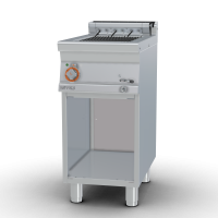 CONTACT Grill threephase  on open cabinet - rotable stainless steel grill cm. 27x43  (included 1 Head end filler strip mod.TPA-7)