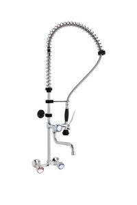 Spoelkraan, wandmontage