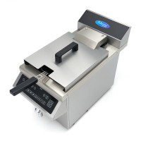 Frituurpan - 8 L - 1 Mand - Inductie - Liftsysteem - met Tapkraan