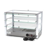 Warmhoudvitrine - 115 L - 70 cm - 3 Niveaus