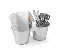 Dubbele emmer met handvat