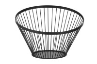 Fruitkorf schuin zwart