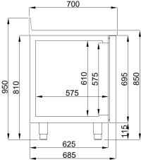 700 KOELWERKBANK RAND 3D MONO