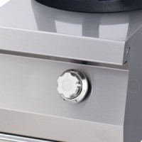 Premium Wok Brander - Ø 28,5 cm Pannenring - Enkel - 90 cm Diep - Gas