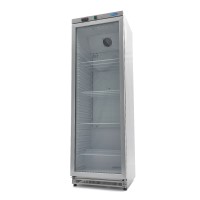 Koelkast - 400 L - Rvs - met Glazen Deur