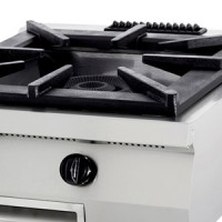 Premium Kookplaat - 1 Pit - Dubbel - 90 cm Diep - Gas