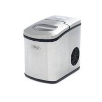 IJsblokjesmachine - 10-12 Kg/Dag- Holle IJsblokjes - Luchtgekoeld - Zilver