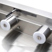 Afvoer Rollertafel van RVS - voor Korventransport Vaatwasser