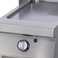 Premium Grillplaat - Glad Chroom - Enkel - 90 cm Diep - Gas