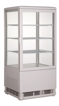 KOELVITRINE 68L WIT