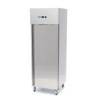 Koelkast - 400 L - 3 Verstelbare Roosters - Roestvrijstaal - op Wielen