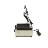 Contactgrill - Gegroefd - Enkele Grillplaat - 22 cm