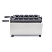 Wafelijzer - 5 Stuks - Taiyaki / Visvorm - Draaibaar - Digitaal