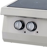 Heavy Duty Kookplaat - 2 Pitten - Infrarood - Enkel - 70 cm Diep - Elektrisch